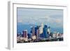Los Angeles with Snowy Mountains in the Background-Andy777-Framed Photographic Print