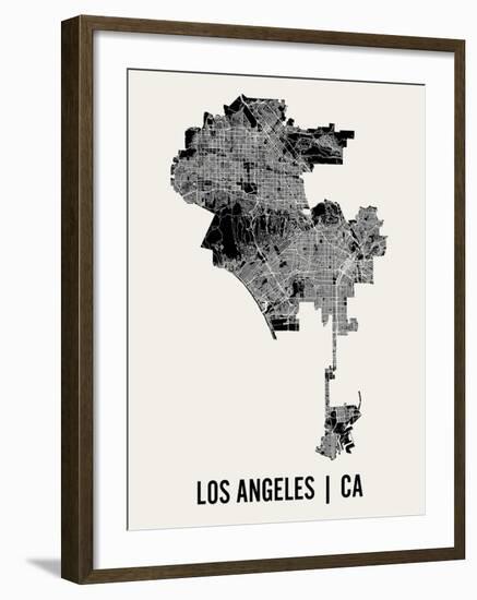 Los Angeles-Mr City Printing-Framed Art Print