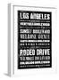 Los Angeles-Jace Grey-Framed Art Print