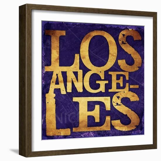 Los Angeles-Jace Grey-Framed Art Print