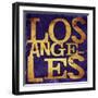 Los Angeles-Jace Grey-Framed Art Print