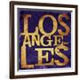 Los Angeles-Jace Grey-Framed Art Print