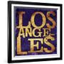 Los Angeles-Jace Grey-Framed Art Print