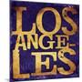 Los Angeles-Jace Grey-Mounted Art Print