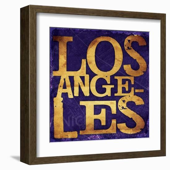 Los Angeles-Jace Grey-Framed Art Print