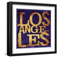 Los Angeles-Jace Grey-Framed Art Print