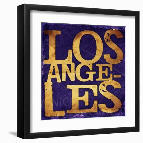 Los Angeles-Jace Grey-Framed Art Print