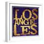 Los Angeles-Jace Grey-Framed Art Print