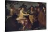 'Los Borrachos', (The Triumph of Bacchus), 1628-1629, (c1934)-Diego Velasquez-Stretched Canvas