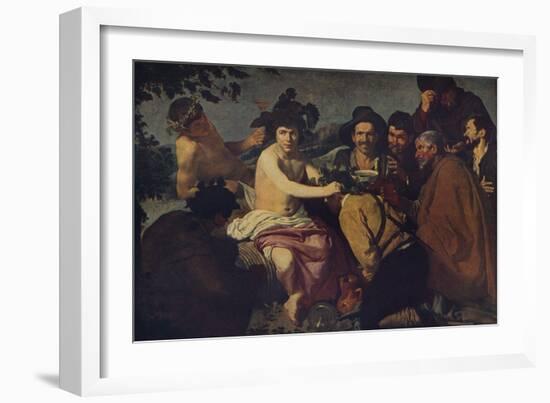 'Los Borrachos', (The Triumph of Bacchus), 1628-1629, (c1934)-Diego Velasquez-Framed Giclee Print