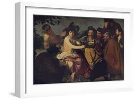 'Los Borrachos', (The Triumph of Bacchus), 1628-1629, (c1934)-Diego Velasquez-Framed Giclee Print