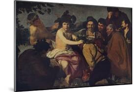 'Los Borrachos', (The Triumph of Bacchus), 1628-1629, (c1934)-Diego Velasquez-Mounted Giclee Print