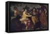 'Los Borrachos', (The Triumph of Bacchus), 1628-1629, (c1934)-Diego Velasquez-Framed Stretched Canvas