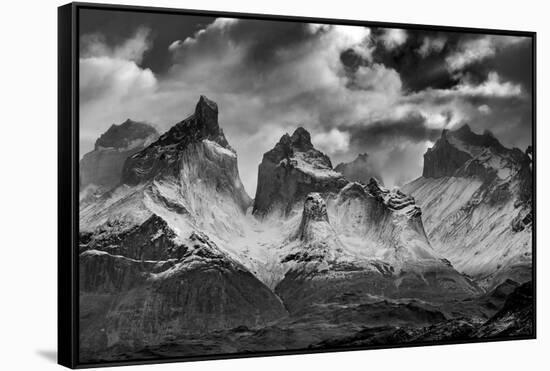 Los Cuernos, Cordillera Paine, Chile-Art Wolfe Wolfe-Framed Stretched Canvas