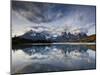 Los Cuernos Del Paine Seen across Lake Pehoe-Alex Saberi-Mounted Photographic Print