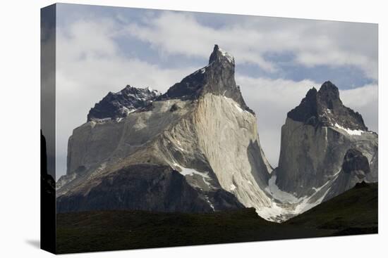 Los Cuernos Del Paine, Torres Del Paine National Park, Patagonia, Chile, South America-Tony-Stretched Canvas