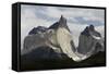 Los Cuernos Del Paine, Torres Del Paine National Park, Patagonia, Chile, South America-Tony-Framed Stretched Canvas