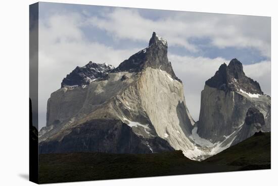 Los Cuernos Del Paine, Torres Del Paine National Park, Patagonia, Chile, South America-Tony-Stretched Canvas