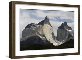 Los Cuernos Del Paine, Torres Del Paine National Park, Patagonia, Chile, South America-Tony-Framed Photographic Print