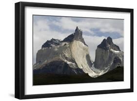 Los Cuernos Del Paine, Torres Del Paine National Park, Patagonia, Chile, South America-Tony-Framed Photographic Print