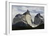 Los Cuernos Del Paine, Torres Del Paine National Park, Patagonia, Chile, South America-Tony-Framed Photographic Print