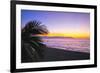 Los Muertos Beach Sunset, Puerto Vallarta, Mexico-George Oze-Framed Photographic Print