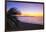 Los Muertos Beach Sunset, Puerto Vallarta, Mexico-George Oze-Framed Photographic Print