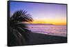 Los Muertos Beach Sunset, Puerto Vallarta, Mexico-George Oze-Framed Stretched Canvas