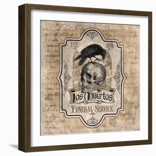 Los Muertos Funeral Service-Lauren Rader-Framed Art Print