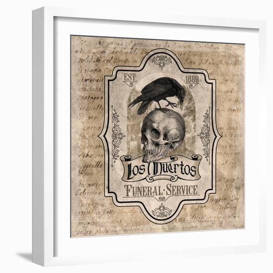 Los Muertos Funeral Service-Lauren Rader-Framed Art Print