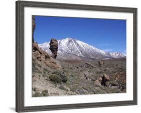 Los Roques and Mount Teide, Teide National Park, Tenerife, Canary Islands, Spain-Jeremy Lightfoot-Framed Photographic Print
