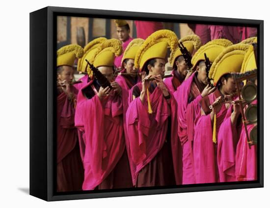 Losar, New Year Celebrations, Labrang Monastery, Gansu Province, China-Occidor Ltd-Framed Stretched Canvas