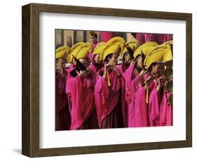 Losar, New Year Celebrations, Labrang Monastery, Gansu Province, China-Occidor Ltd-Framed Photographic Print