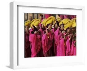 Losar, New Year Celebrations, Labrang Monastery, Gansu Province, China-Occidor Ltd-Framed Photographic Print