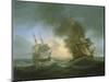 Loss of an Indiaman Ship, the 'Kent', on March 1, 1825, the Start of the Fire, in the Bay of Biscay-Thomas Luny-Mounted Giclee Print