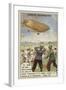 Loss of the French Military Airship Patrie, Verdun, 1907-null-Framed Giclee Print