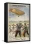 Loss of the French Military Airship Patrie, Verdun, 1907-null-Framed Stretched Canvas