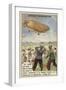 Loss of the French Military Airship Patrie, Verdun, 1907-null-Framed Giclee Print