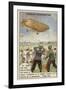 Loss of the French Military Airship Patrie, Verdun, 1907-null-Framed Giclee Print