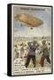 Loss of the French Military Airship Patrie, Verdun, 1907-null-Framed Stretched Canvas
