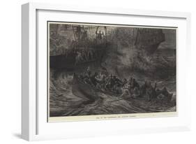 Loss of the Northfleet, the Captain's Farewell-Arthur Hopkins-Framed Giclee Print