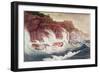 Loss of the Packet Ship Albion, Engraved by C. Tiebout-Thomas Birch-Framed Giclee Print