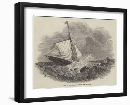 Loss of the Yacht Vectis, Off Bognor-null-Framed Giclee Print