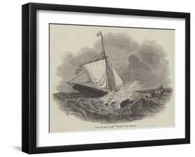 Loss of the Yacht Vectis, Off Bognor-null-Framed Giclee Print