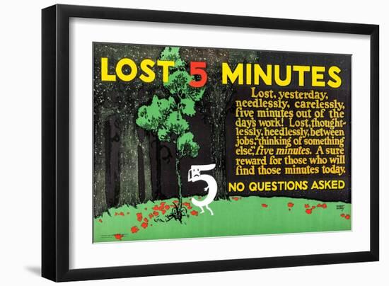 Lost 5 Minutes-Robert Beebe-Framed Art Print