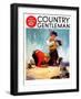 "Lost All His Marbles," Country Gentleman Cover, March 1, 1937-Henry Hintermeister-Framed Giclee Print