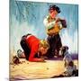 "Lost All His Marbles,"March 1, 1937-Henry Hintermeister-Mounted Giclee Print