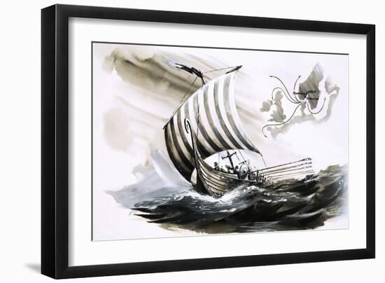 Lost and Found: The Victorious Vikings-Graham Coton-Framed Giclee Print