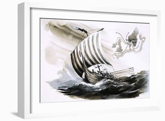 Lost and Found: The Victorious Vikings-Graham Coton-Framed Giclee Print