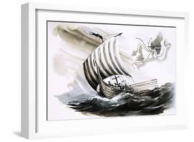 Lost and Found: The Victorious Vikings-Graham Coton-Framed Giclee Print